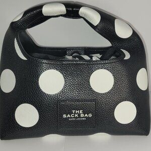Marc Jacobs THE SACK BAG in black & white polka dots